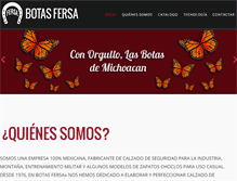 Tablet Screenshot of botasfersa.com